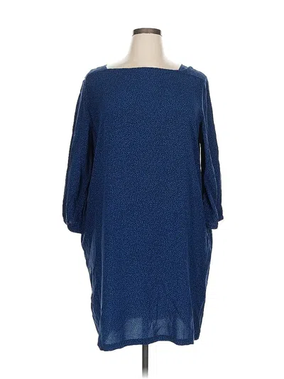Pre-owned Gap Outlet Casual Dress In Blue