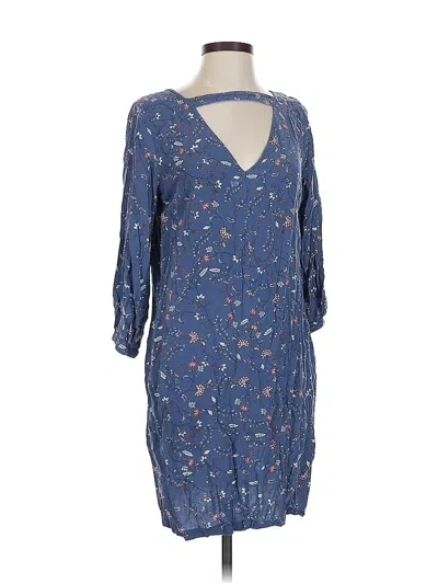 Pre-owned Gap Outlet Casual Dress In Blue