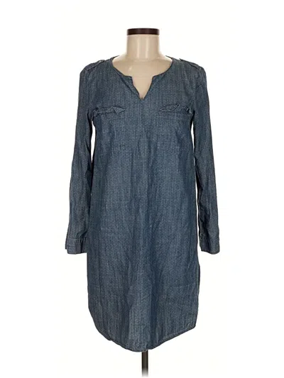 Pre-owned Gap Outlet Casual Dress In Blue