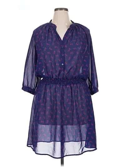 Pre-owned Gap Outlet Casual Dress In Blue