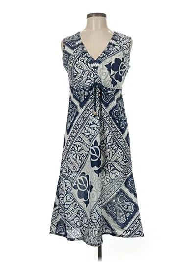 Pre-owned Gap Outlet Casual Dress In Blue