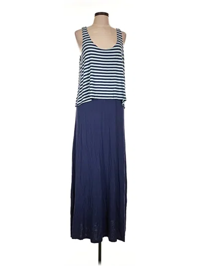 Pre-owned Gap Outlet Casual Dress In Blue