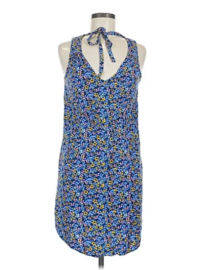 Pre-owned Gap Outlet Casual Dress In Blue