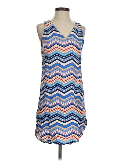 Pre-owned Gap Outlet Casual Dress In Blue