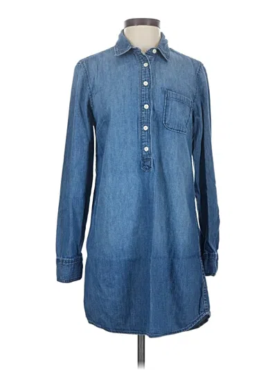 Pre-owned Gap Outlet Casual Dress In Blue