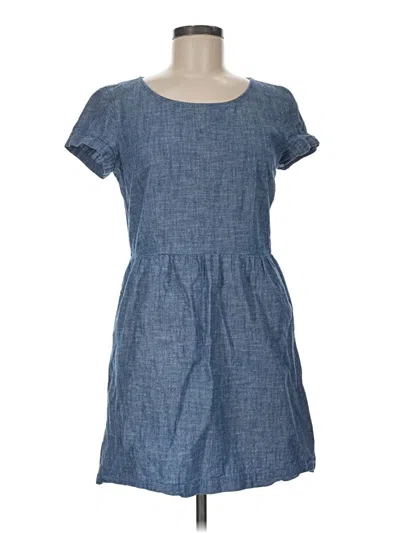 Pre-owned Gap Outlet Casual Dress In Blue
