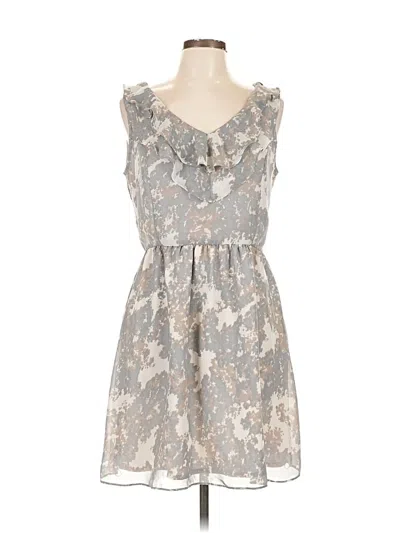 Pre-owned Gap Outlet Casual Dress In Gray