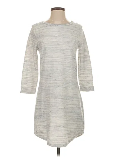 Pre-owned Gap Outlet Casual Dress In Gray