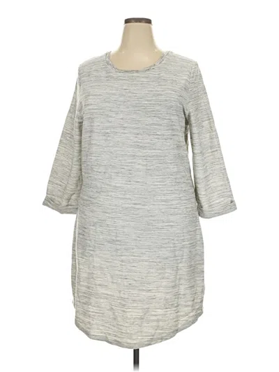 Pre-owned Gap Outlet Casual Dress In Gray