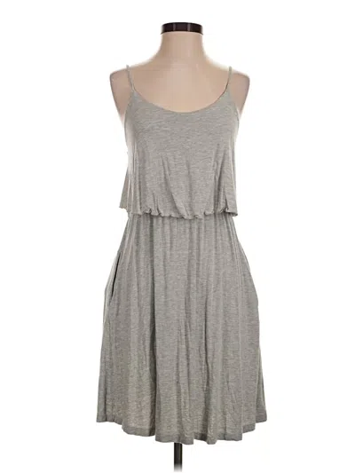 Pre-owned Gap Outlet Casual Dress In Gray