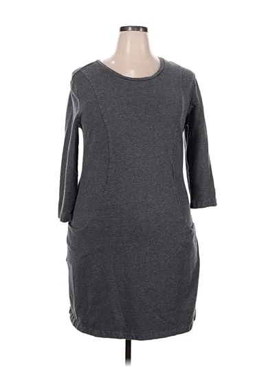 Pre-owned Gap Outlet Casual Dress In Gray