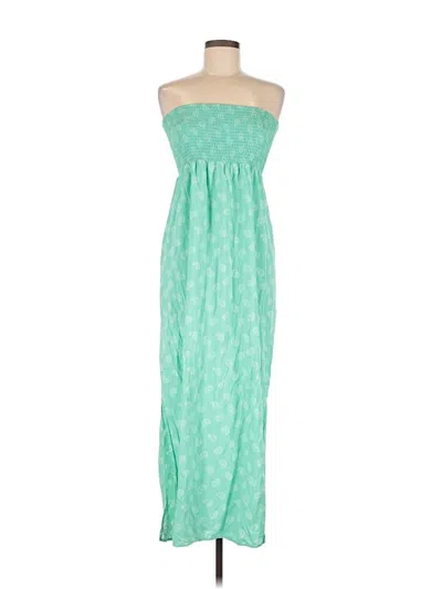 Pre-owned Gap Outlet Casual Dress In Green