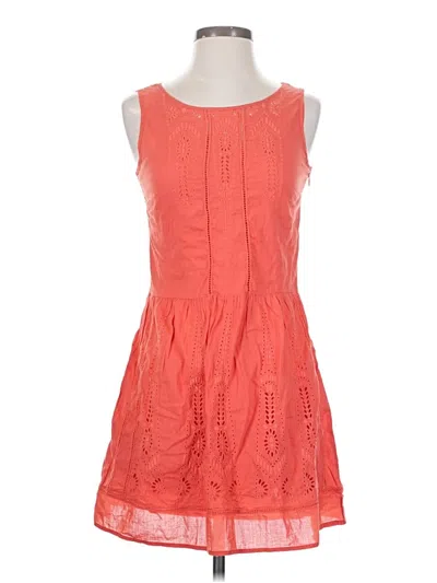 Pre-owned Gap Outlet Casual Dress In Orange
