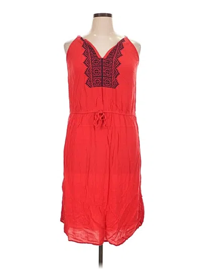 Pre-owned Gap Outlet Casual Dress In Red