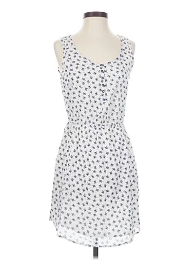 Pre-owned Gap Outlet Casual Dress In White