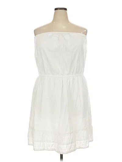 Pre-owned Gap Outlet Casual Dress In White