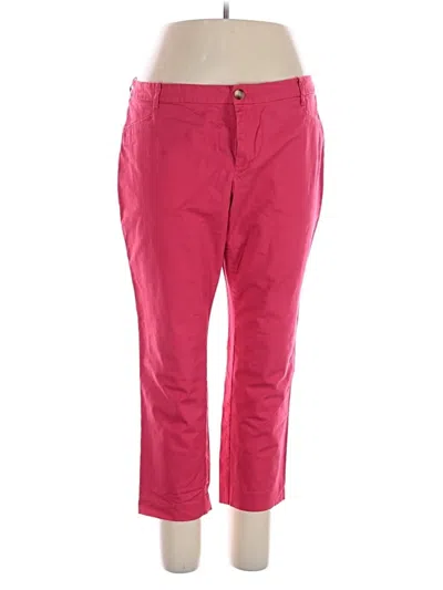 Pre-owned Gap Outlet Casual Pants In Pink