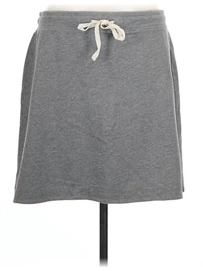Pre-owned Gap Outlet Casual Skirt In Gray