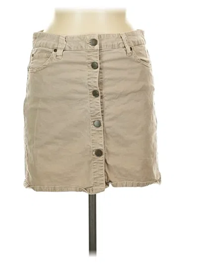 Pre-owned Gap Outlet Casual Skirt In Tan