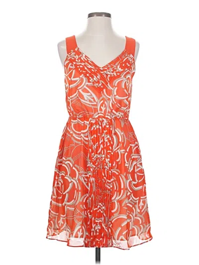 Pre-owned Gap Outlet Cocktail Dress In Orange