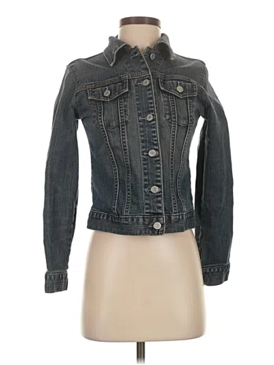 Pre-owned Gap Outlet Denim Jacket In Gray