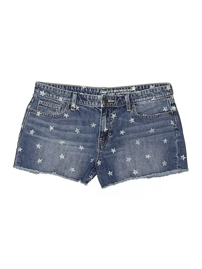 Pre-owned Gap Outlet Denim Shorts In Blue