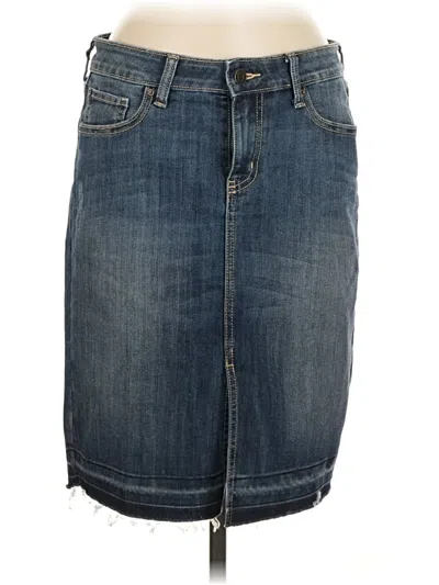 Pre-owned Gap Outlet Denim Skirt In Blue
