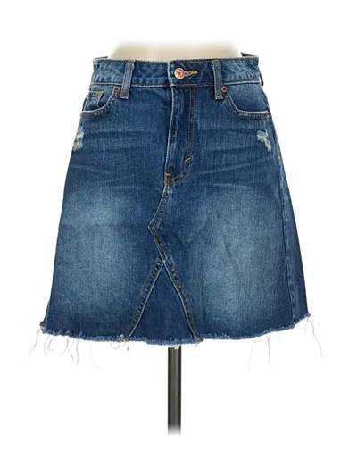 Pre-owned Gap Outlet Denim Skirt In Blue