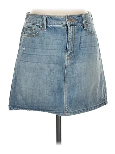 Pre-owned Gap Outlet Denim Skirt In Blue