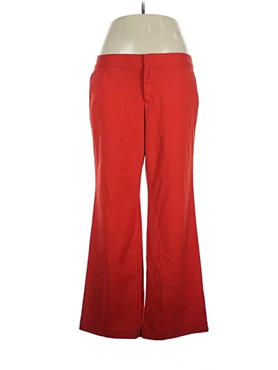 Pre-owned Gap Outlet Dress Pants In Red