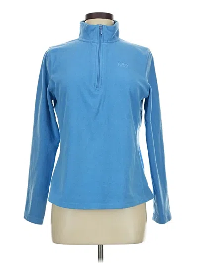 Pre-owned Gap Outlet Fleece Jacket In Blue