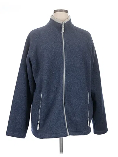 Pre-owned Gap Outlet Fleece Jacket In Blue