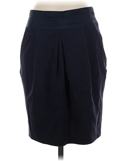 Pre-owned Gap Outlet Formal Skirt In Blue