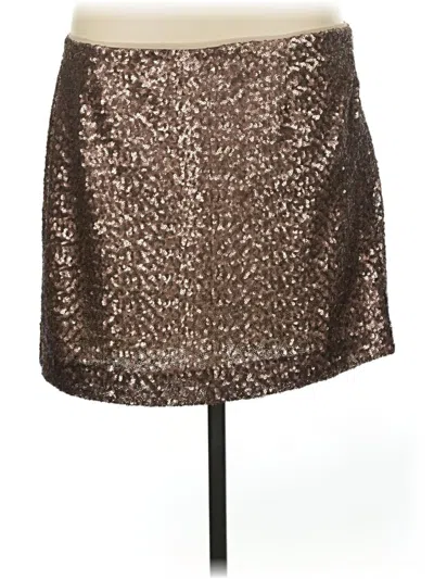 Pre-owned Gap Outlet Formal Skirt In Brown