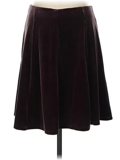 Pre-owned Gap Outlet Formal Skirt In Burgundy