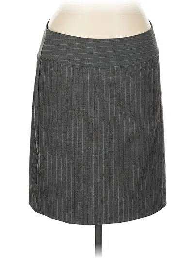 Pre-owned Gap Outlet Formal Skirt In Gray