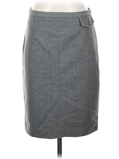 Pre-owned Gap Outlet Formal Skirt In Gray