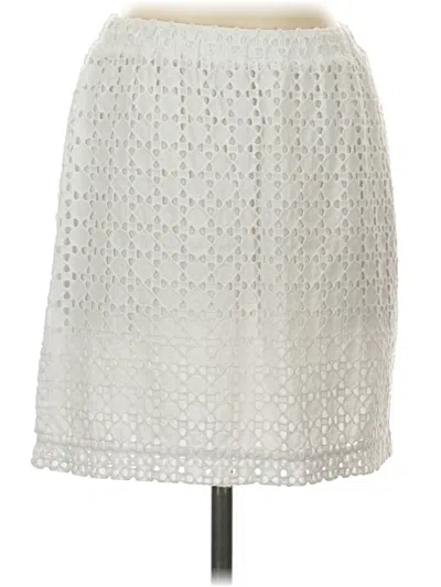 Pre-owned Gap Outlet Formal Skirt In Ivory