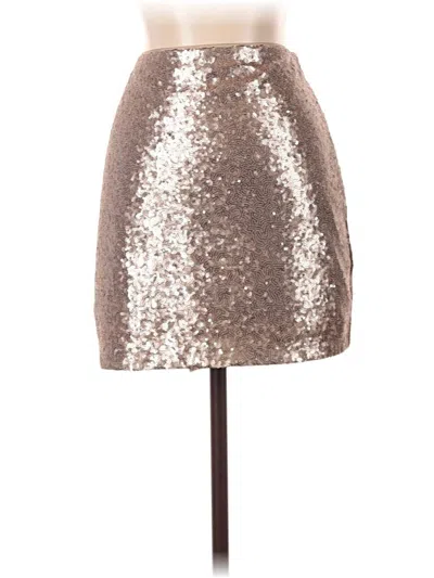 Pre-owned Gap Outlet Formal Skirt In Silver