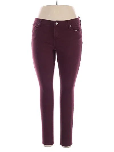 Pre-owned Gap Outlet Jeans In Burgundy