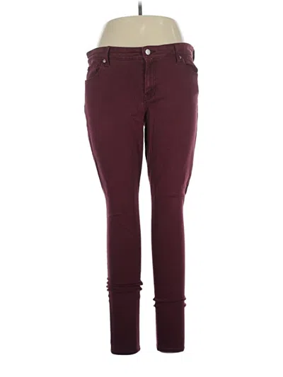Pre-owned Gap Outlet Jeans In Burgundy