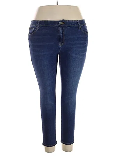 Pre-owned Gap Outlet Jeggings In Blue