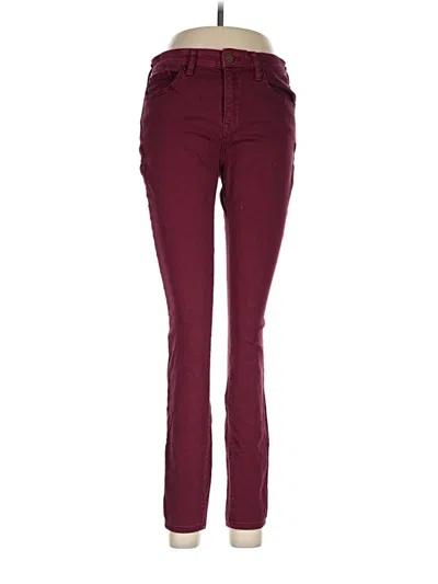 Pre-owned Gap Outlet Jeggings In Burgundy