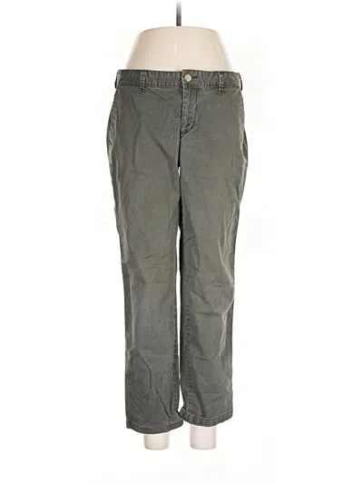 Pre-owned Gap Outlet Khaki Pant In Green