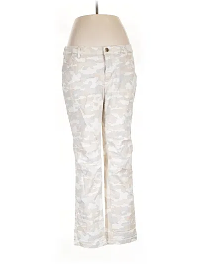 Pre-owned Gap Outlet Khaki Pant In Ivory