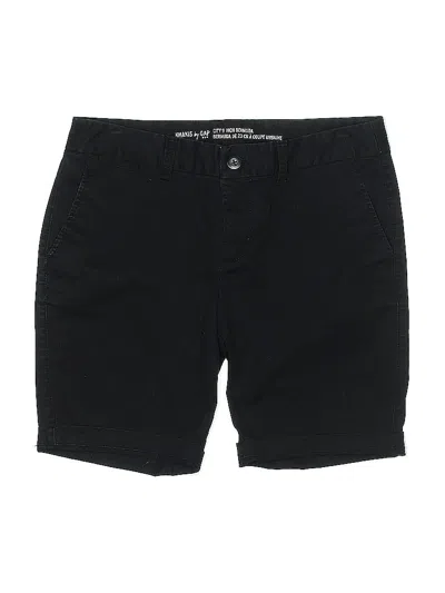 Pre-owned Gap Outlet Khaki Shorts In Black