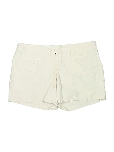 Pre-owned Gap Outlet Khaki Shorts In Ivory