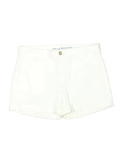 Pre-owned Gap Outlet Khaki Shorts In White