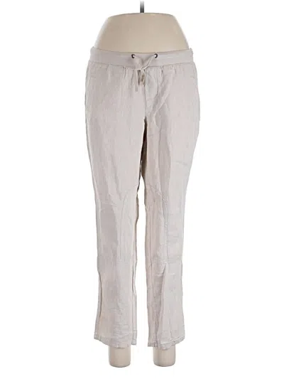 Pre-owned Gap Outlet Linen Pants In Gray