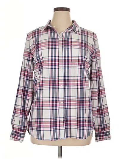 Pre-owned Gap Outlet Long Sleeve Button Down Shirt In Ivory